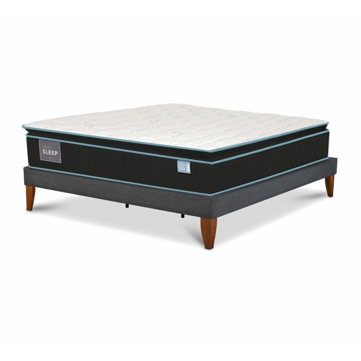Cama Europea Cic Ce Box Gren Sleep / King / Base Normal image number 3.0