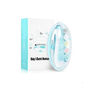 Kit De Manicura El&eacute;ctrico Para Beb&eacute; Cortau&ntilde;as Seguro 6en1