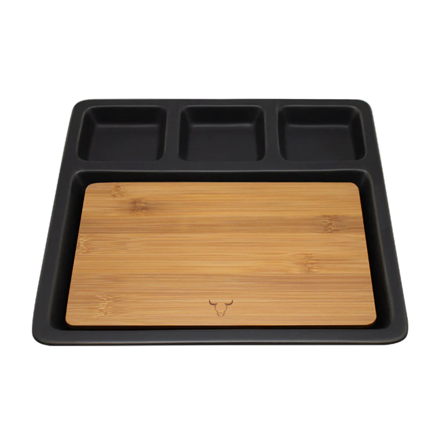 Tabla Aperitivo Madera Ceramica Demontable Wayu M 25x11 Cm image number 4.0