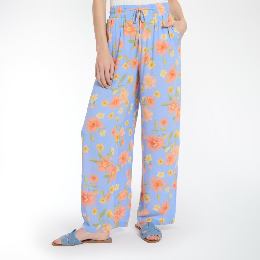 Pantal&oacute;n Pierna Ancha Tiro Medio Relax Mujer Ocean Pacific image number 0.0