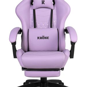Silla Gamer Oficina Krone Xl Reclinable + Masaje + Apoyapiés