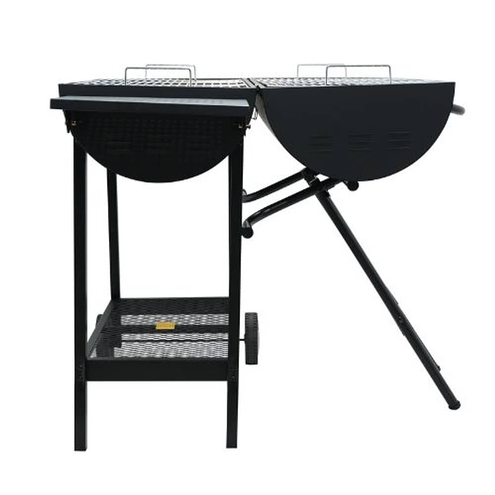 Parrilla A Carb&oacute;n Doble Tambor Austin Black image number 6.0