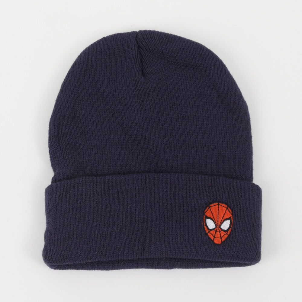 Gorro Escolar Ni&ntilde;o Pin Azul Marino Spiderman Marvel image number 0.0