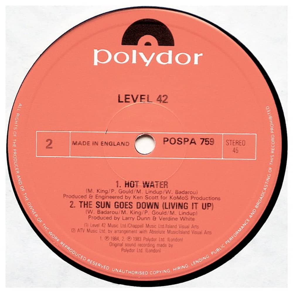 Level 42 - Something About You (limited Edition) | 12" Maxi Single Usado image number 3.0