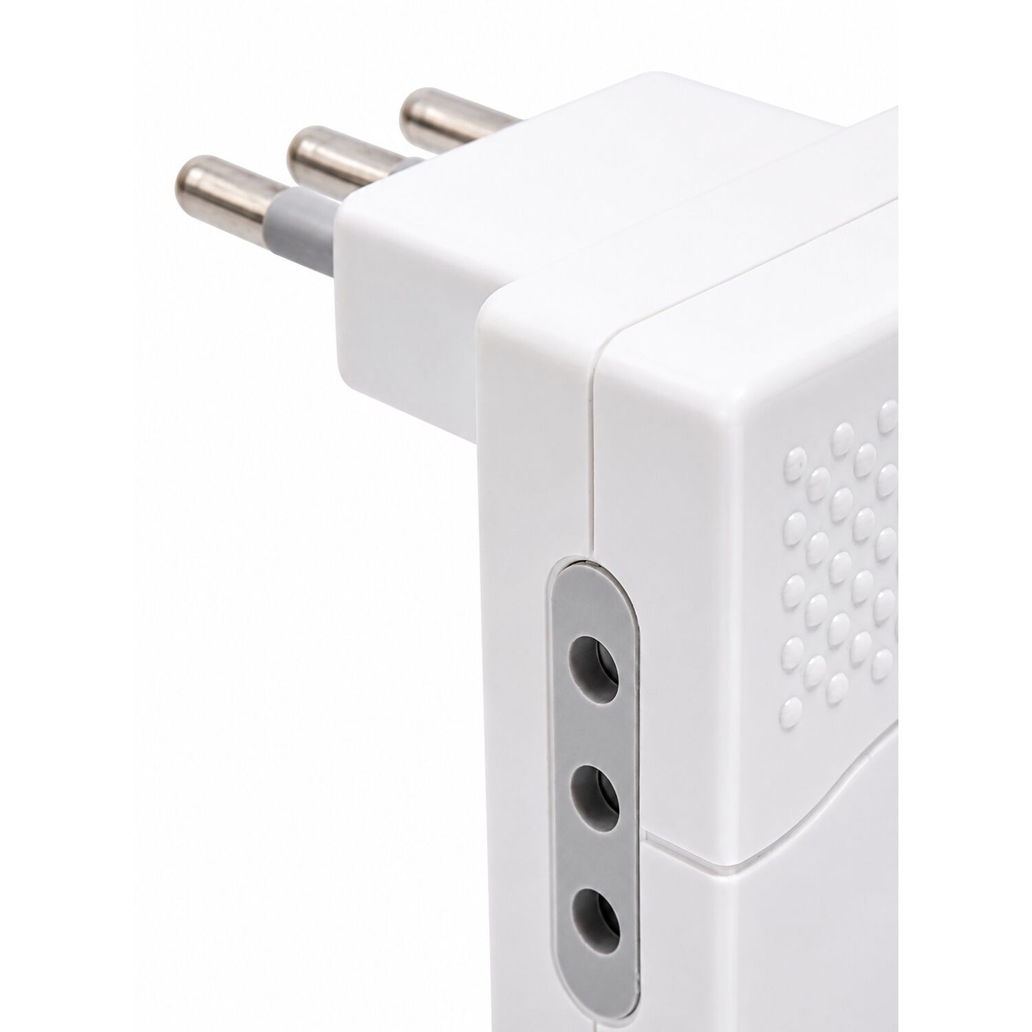 Adaptador Triple Salvaespacio 10a Blanco Halux. image number 1.0