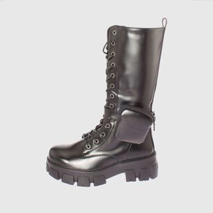 Bota Cordon Negro V&iacute;a Franca Art. 521js89negro