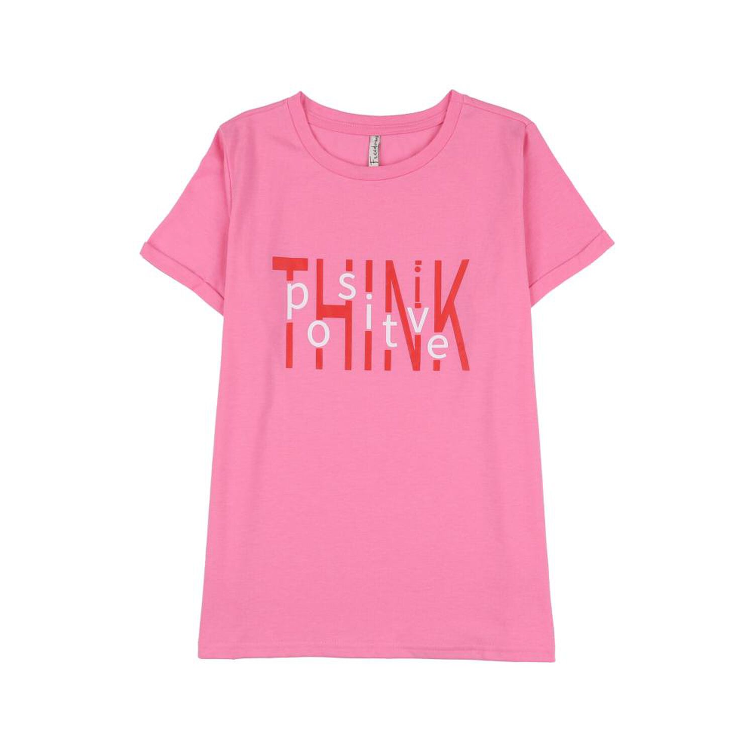 Polera Estampada Manga Corta Cuello Redondo Mujer Freedom image number 0.0