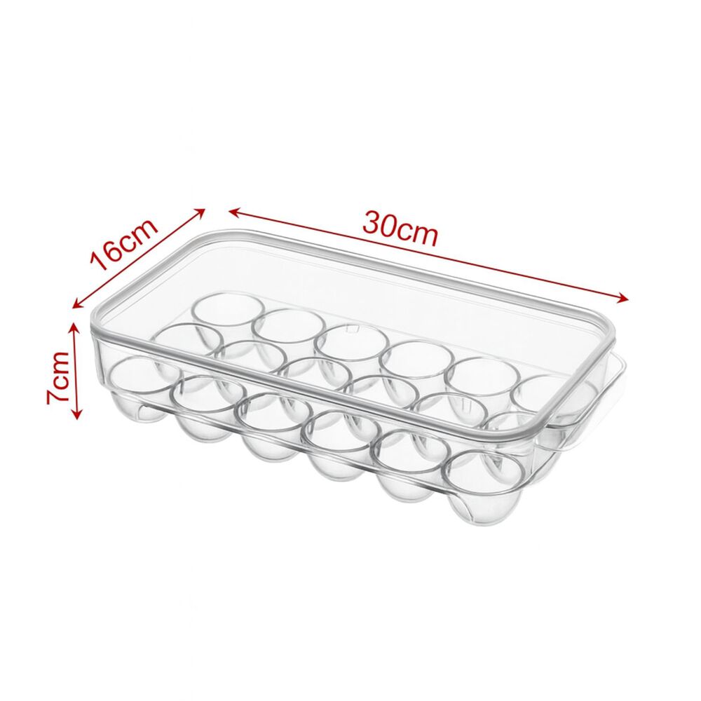Organizador Huevo 18 Compartimentos Acrilico Transparente image number 2.0
