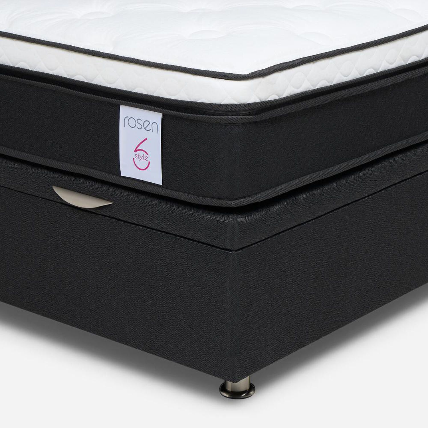 Cama Ba&uacute;l Rosen New Style 6 / 2 Plazas / Base Normal image number 8.0