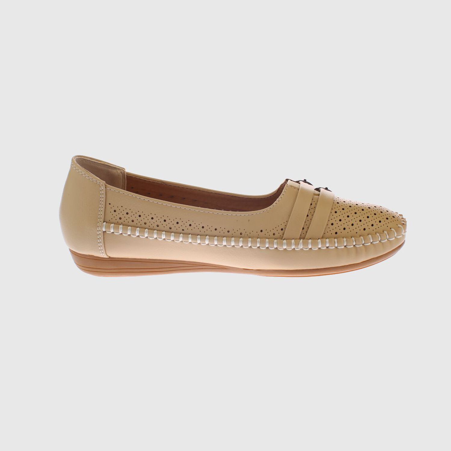 Mocas&iacute;n Beige Modelo Italiano Art. 5ask64243beige image number 3.0