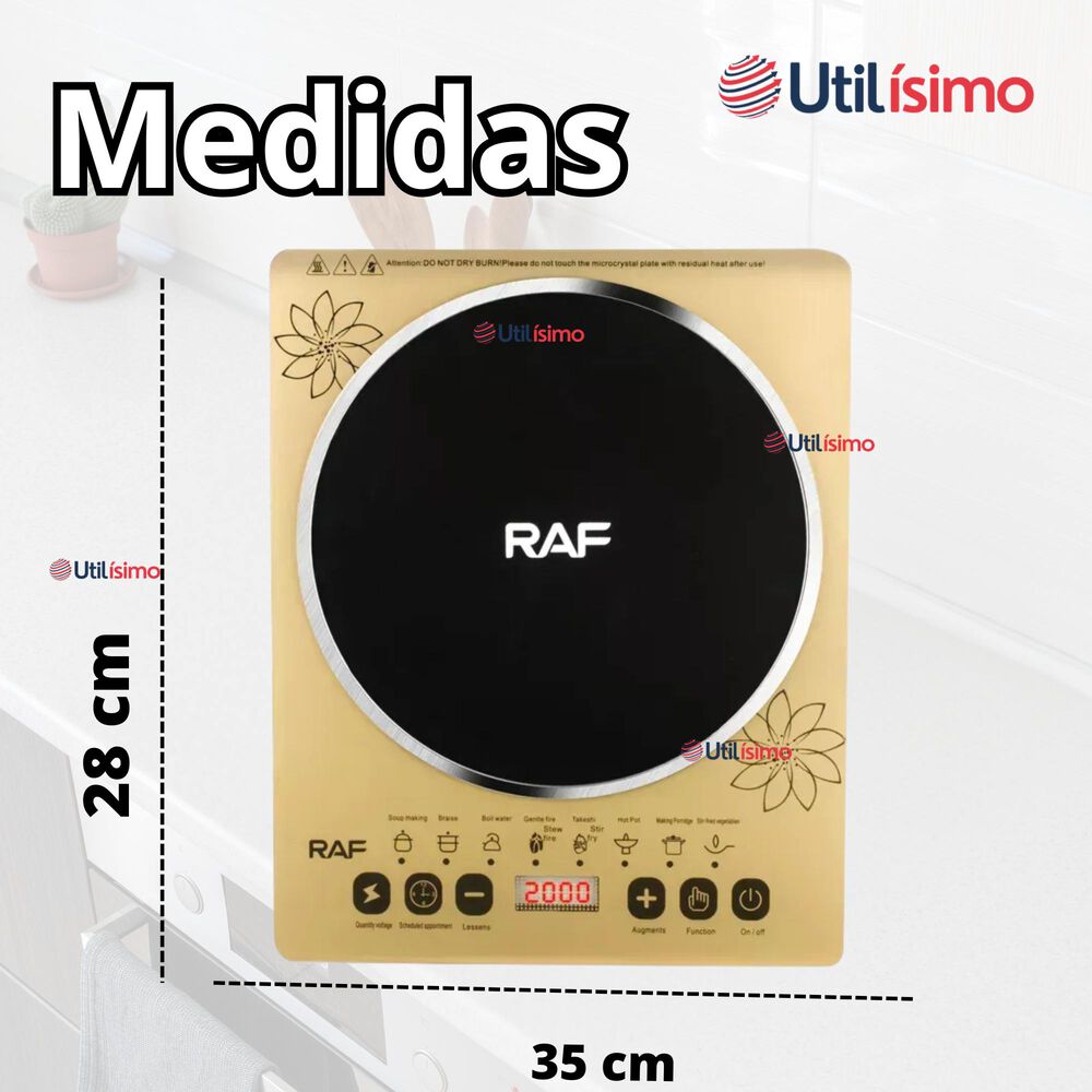 Cocina Encimera Eléctrica De Inducción 1 Plato Portátil 2000w image number 3.0
