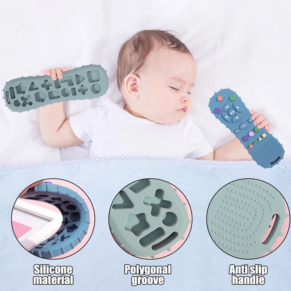 Mordedor Sensorial Silicona Control Remoto Denticion Bebe image number 1.0