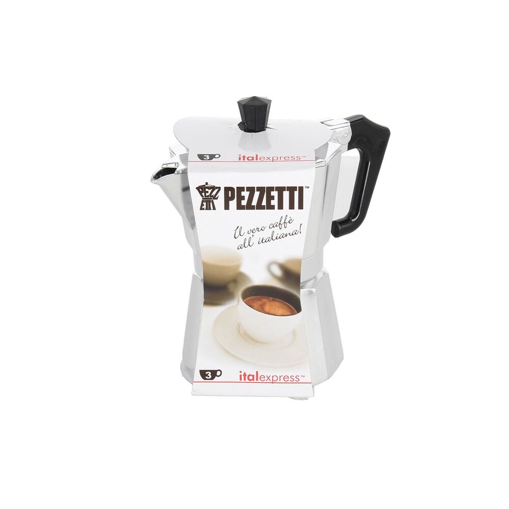 Cafetera Italexpress 3 Tazas Plateada image number 1.0