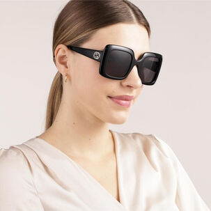 Lentes De Sol Shiny Black Gucci