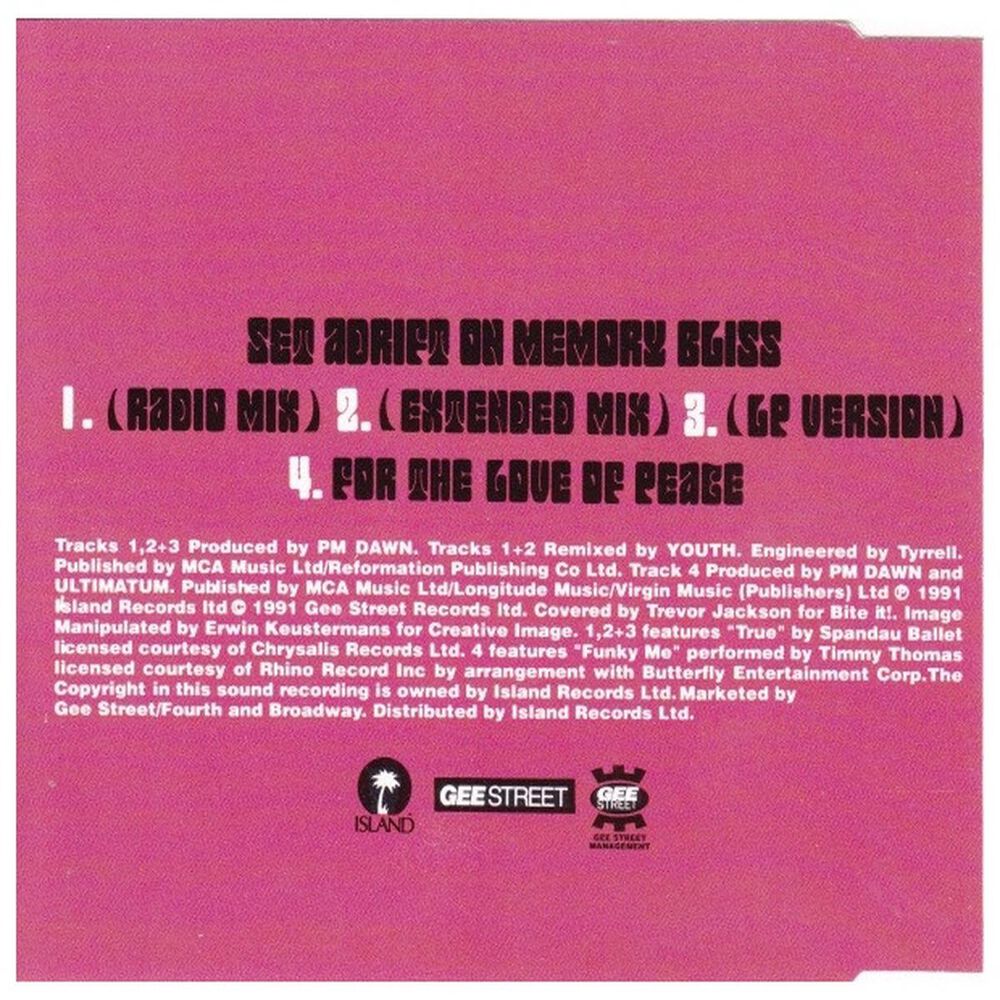 Pm Dawn - Set Adrift On Memory Bliss | Cd Single Usado image number 1.0