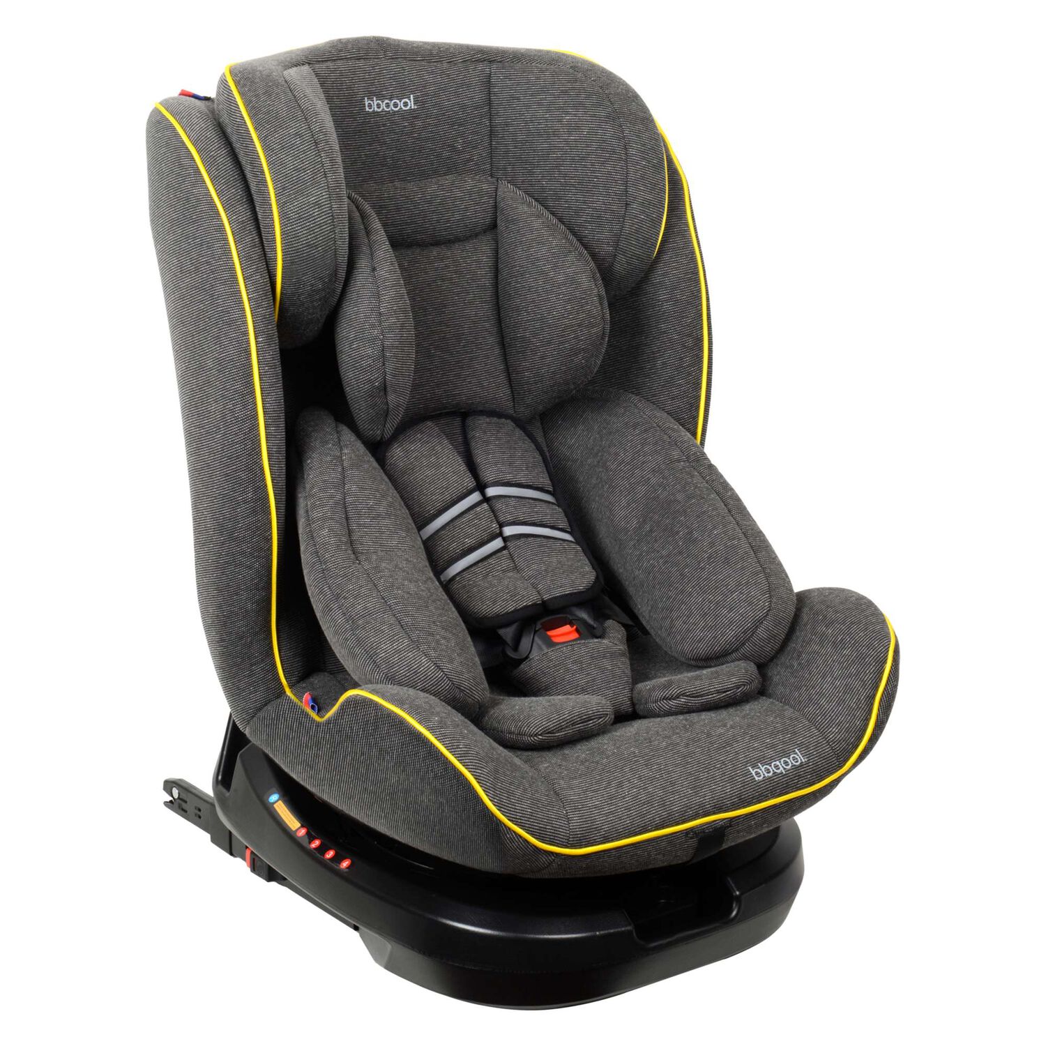 Silla De Auto Convertible Apolo Isofix Lx 360&deg; Grey + Espejo + Hebilla image number 1.0
