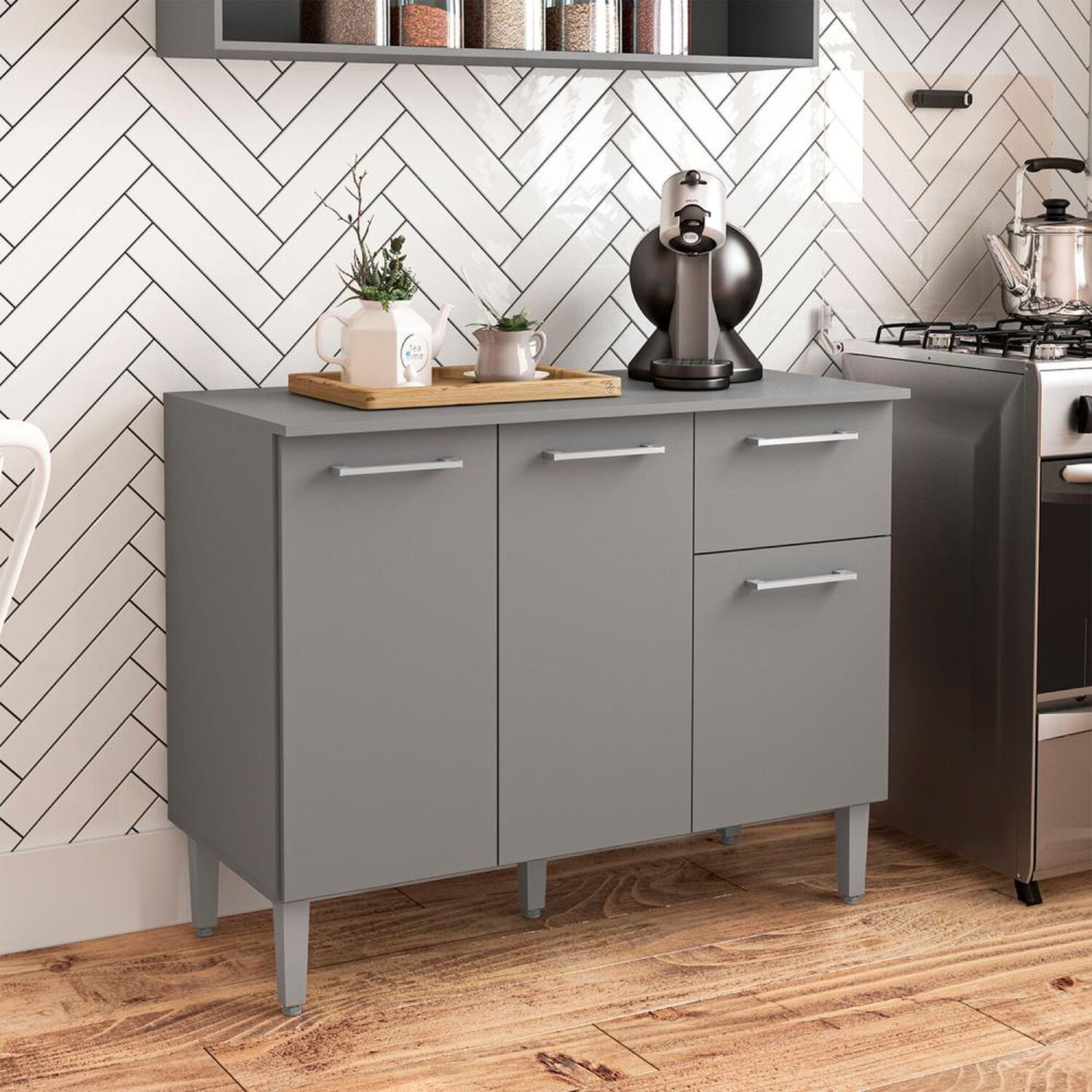 Mueble De Cocina Vekka Home Base / 3 Puertas / 1 Caj&oacute;n image number 5.0