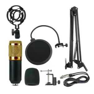 Micr&oacute;fono Estudio Condensador Profesional + Brazo