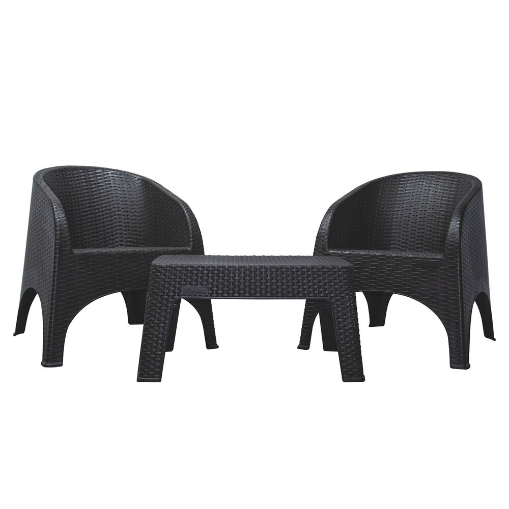 Juego Living Terraza Bai Duo Chocolate 2 Personas image number 4.0