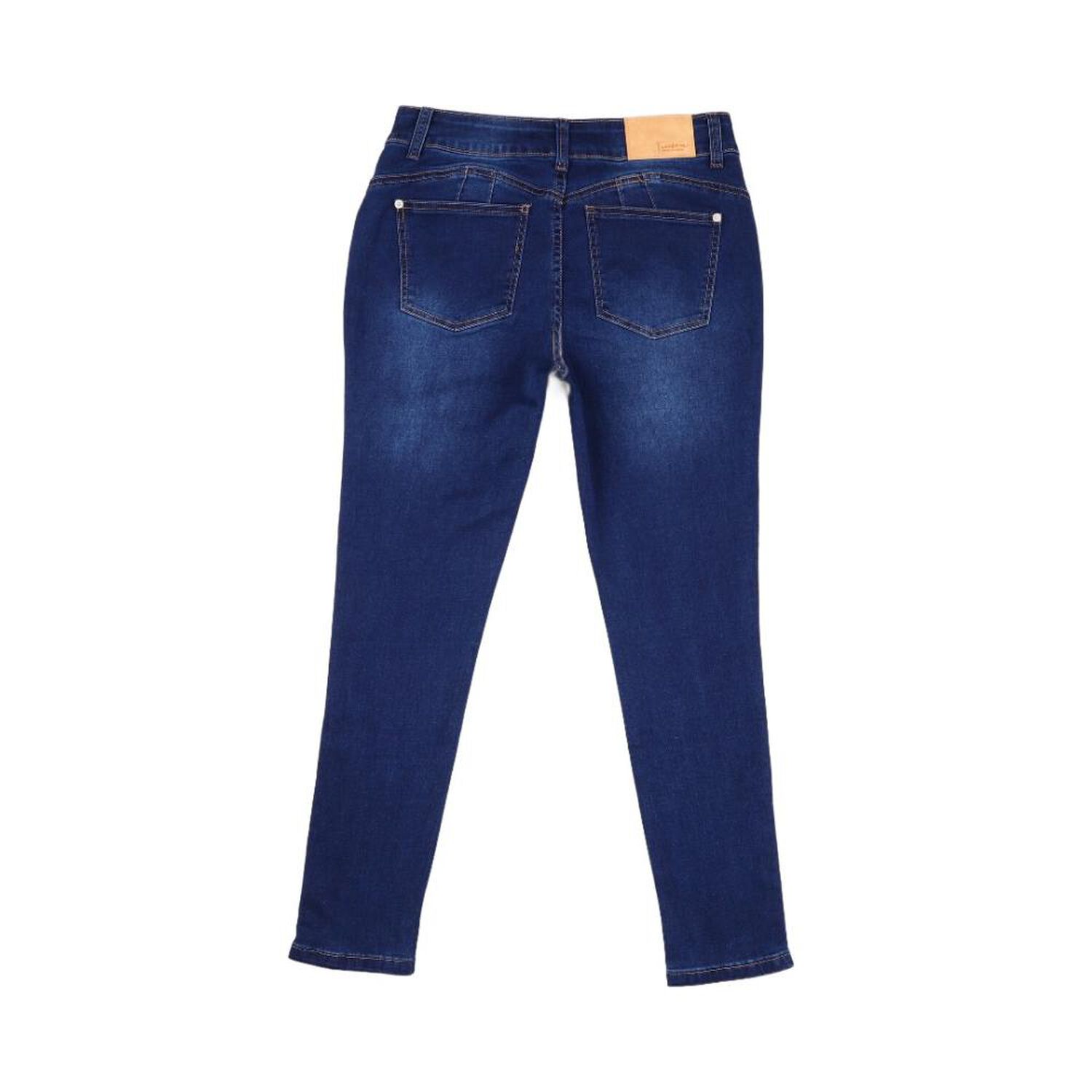 Jeans Leggins Tiro Alto Push Up Mujer Freedom image number 1.0