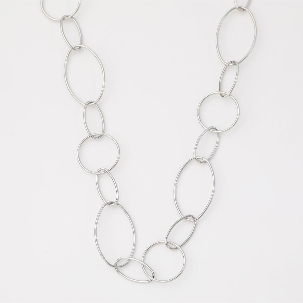 Collar 19v69 Italia Plateado Mujer Stne600 image number 0.0