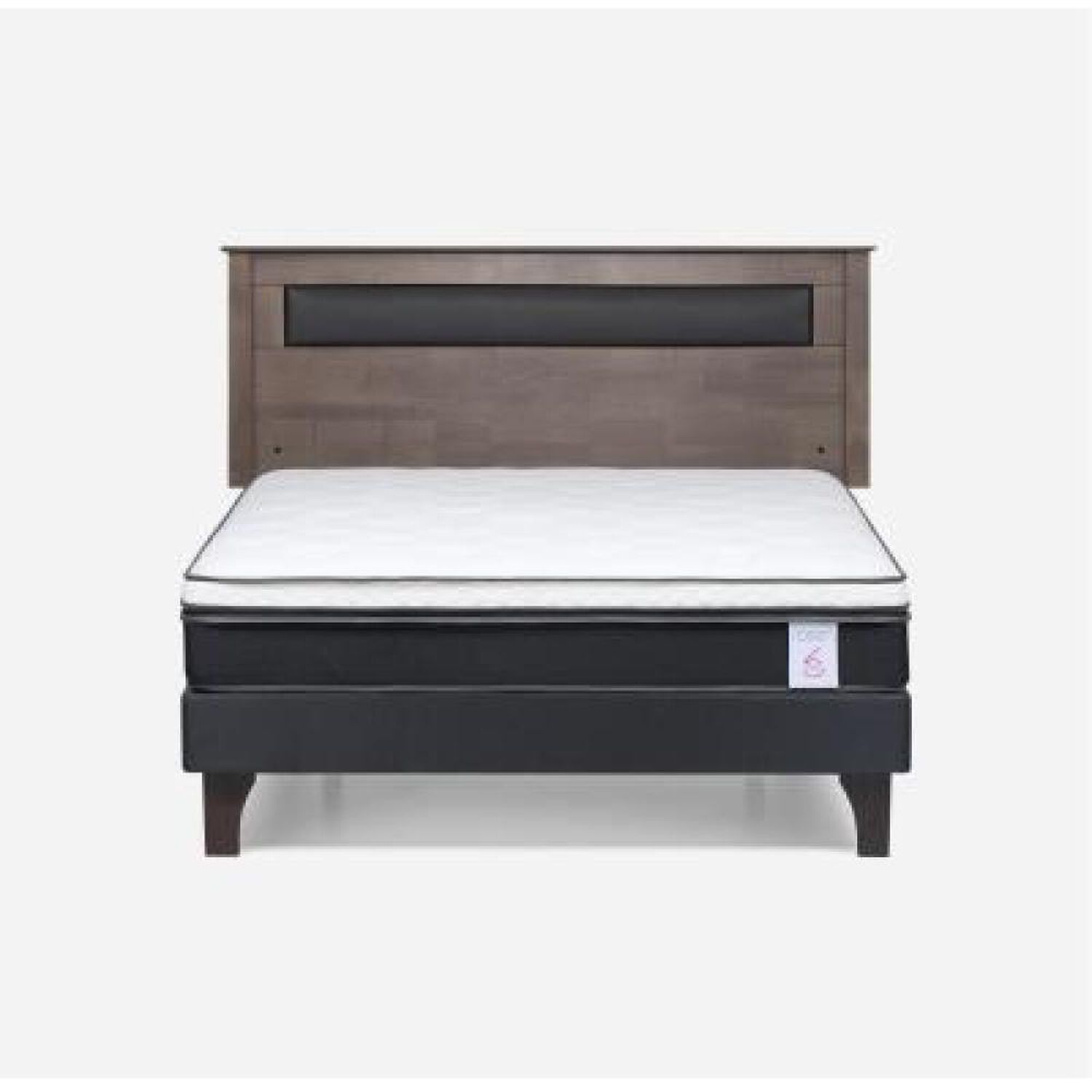 Cama Europea Rosen New Style / 2 Plazas / Base Normal + Respaldo image number 7.0