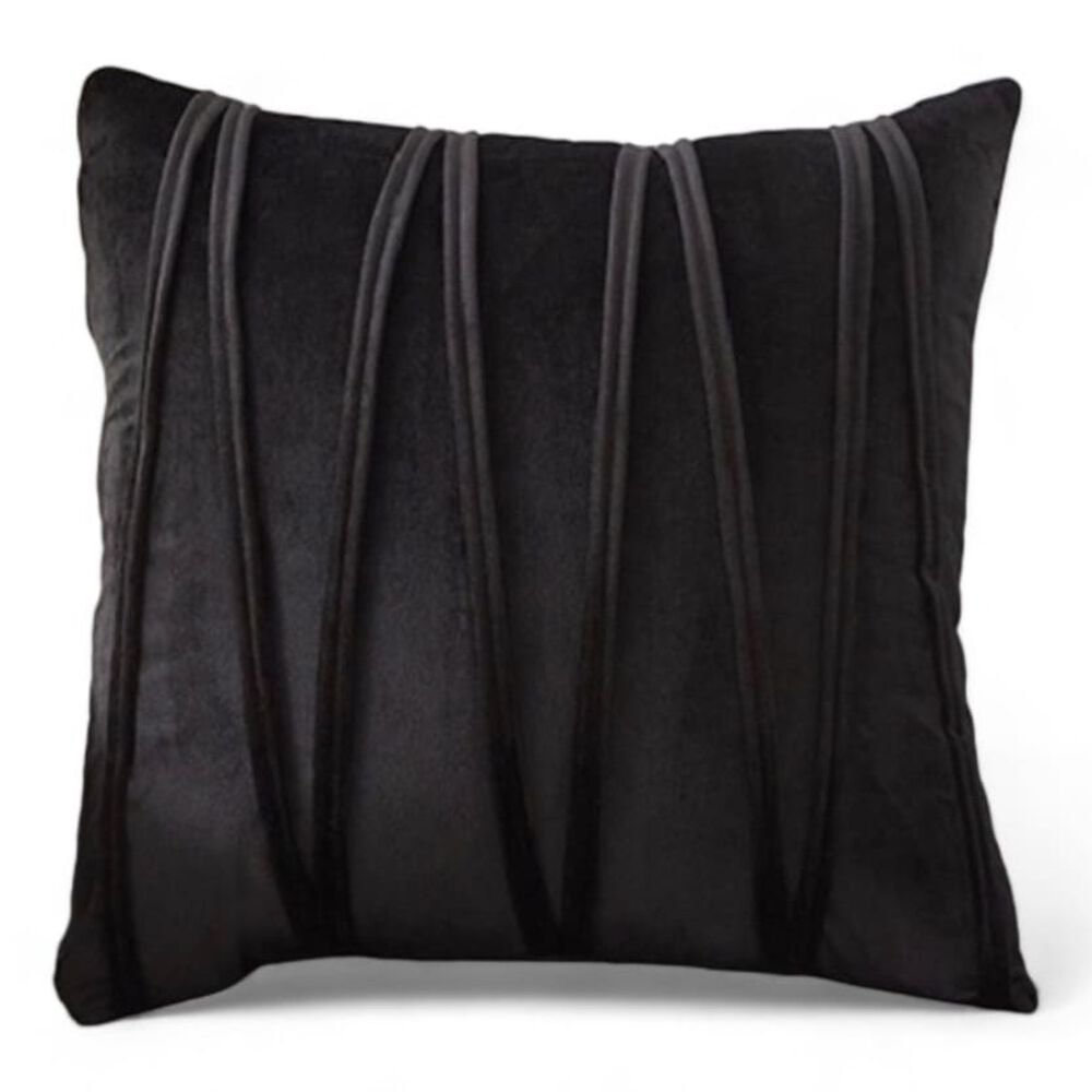 Pack De 4 Fundas De Terciopelo Dise&ntilde;o Zigzag Medida 45cm X 45cm Cierre Oculto Ftz-8 image number 0.0