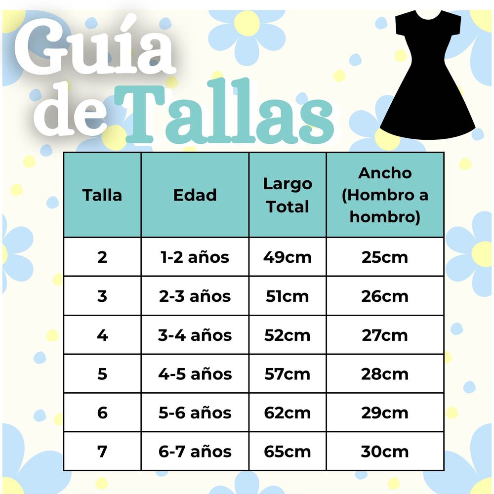 Vestido Manga Corta Azul Verano Algod&oacute;n Ni&ntilde;a image number 2.0