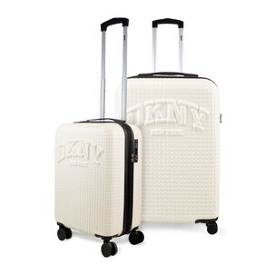 Pack 2 Maletas Donna Karan Hot Town S 10k + L 23k Blanca Dkny