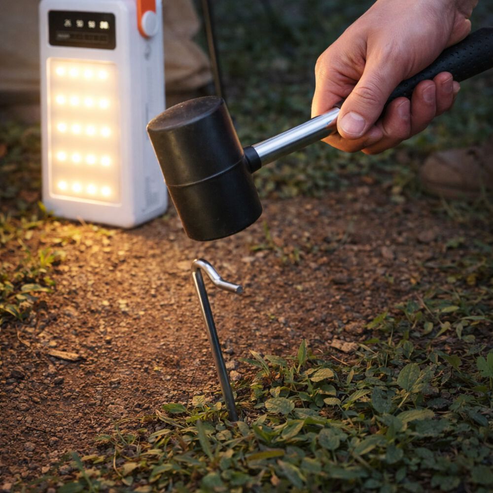 Mazo Martillo De Goma 400g Mango Silicona Construcci&oacute;n image number 3.0