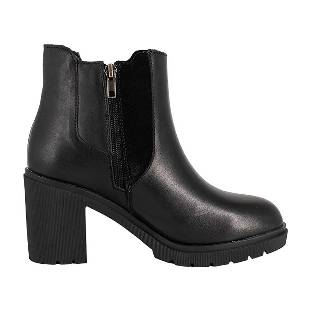 Botin De Cuero Zanra Negro Alquimia image number 3.0