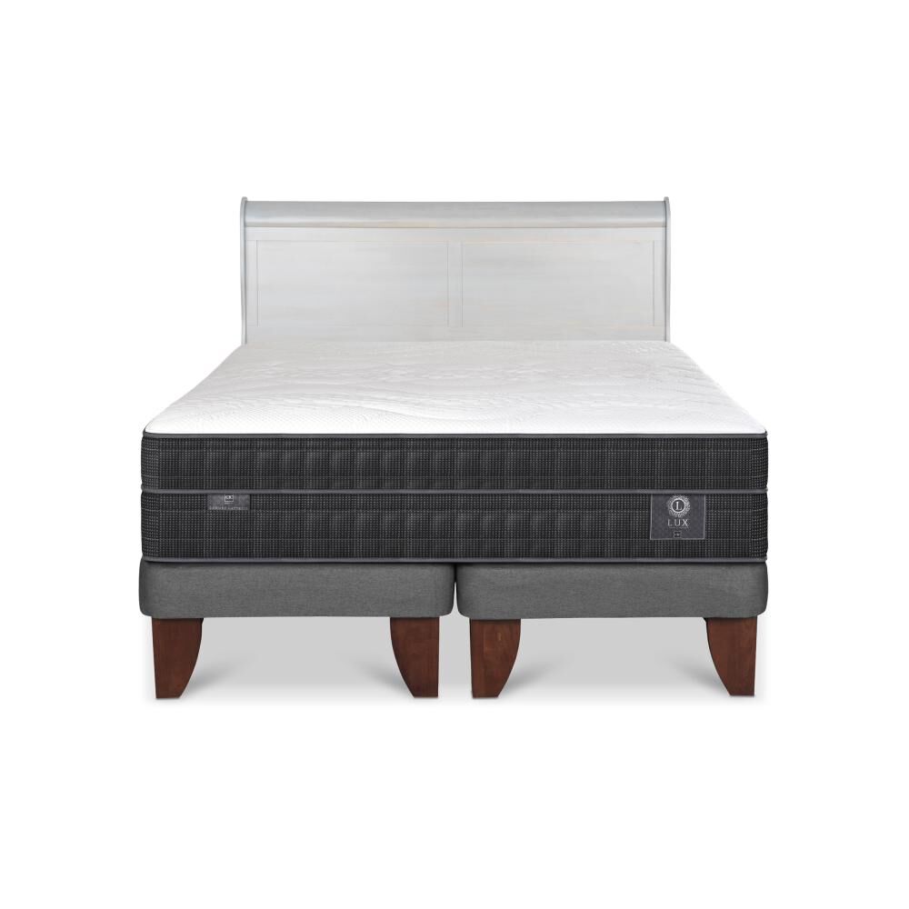 Cama Europea Cic Lux / King / Base Dividida + Respaldo image number 0.0