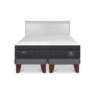 Cama Europea Cic Lux / King / Base Dividida + Respaldo