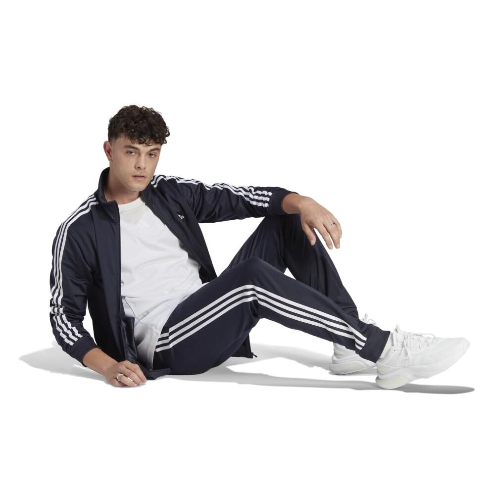 Buzo Deportivo Hombre 3 Tiras Adidas image number 1.0
