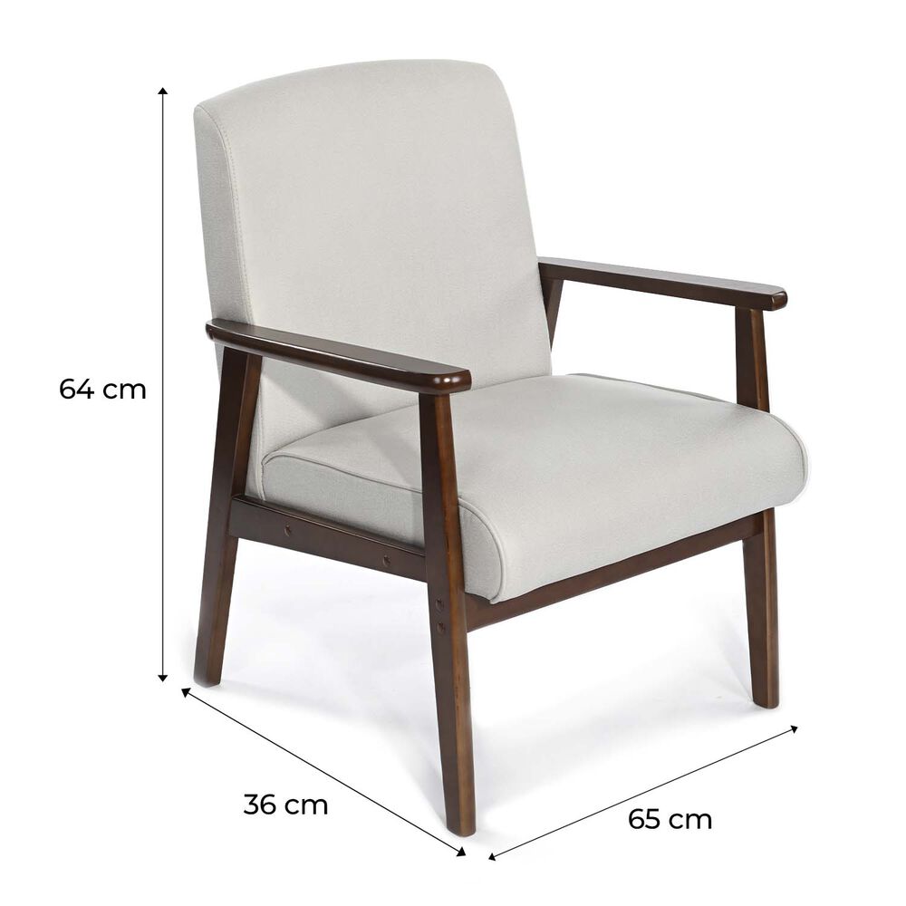 Poltrona Sitial Roma Beige image number 2.0