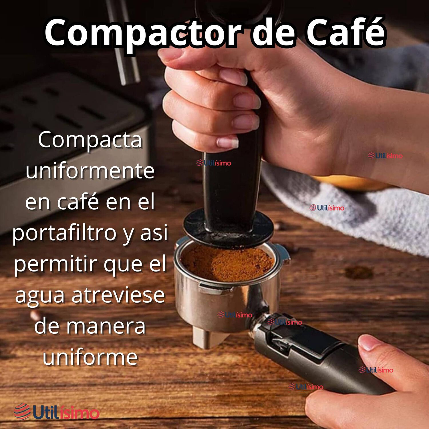 M&aacute;quina Caf&eacute; Espresso Capuccino Espumador De Leche Antigoteo 1.5 Litros image number 8.0