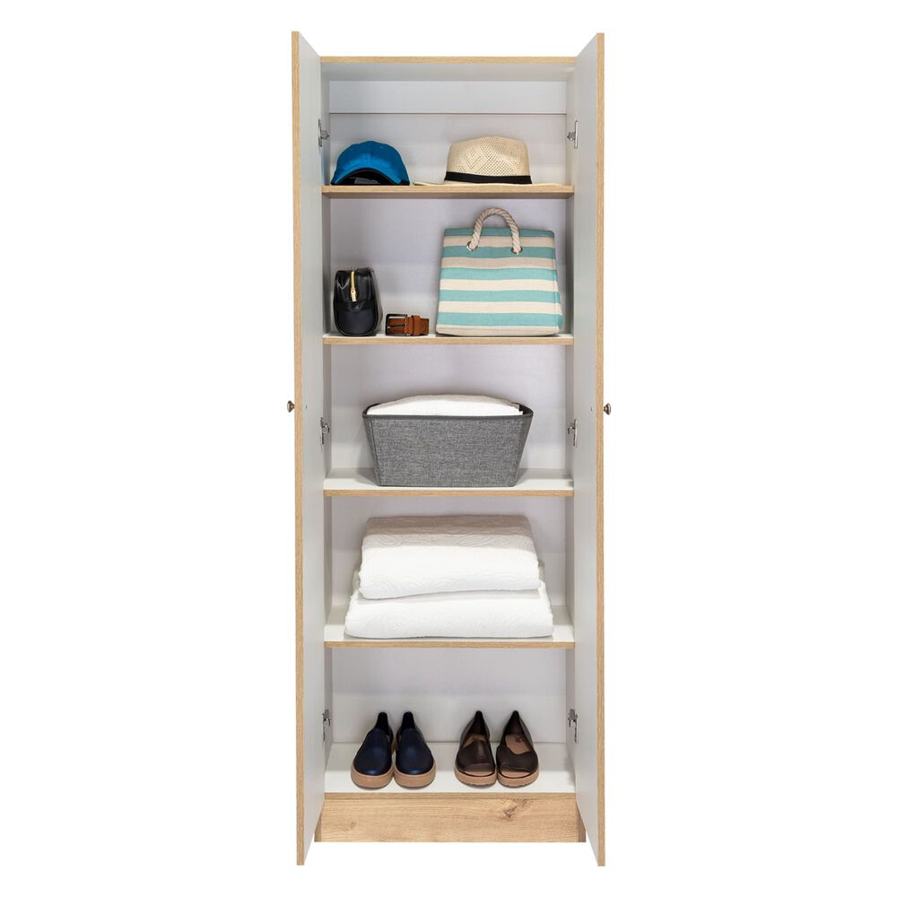Closet 2 Puertas 5 Repisas Fm-010c Caf&eacute; Claro image number 2.0