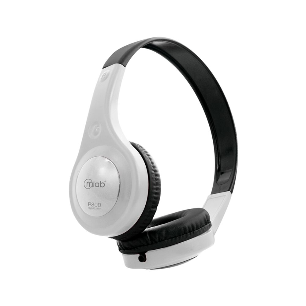 Audifonos Mlab P800 Headband Powerbass Jack 3.5mm Blanco image number 0.0