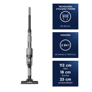 Aspiradora Vertical Inal&aacute;mbrica Ergorapido Ciclonica Erg018
