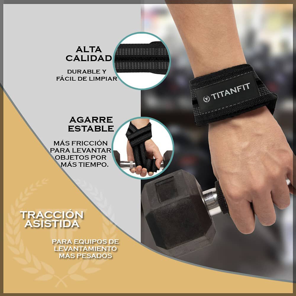 Straps Hoplon Negro Titanfit image number 4.0