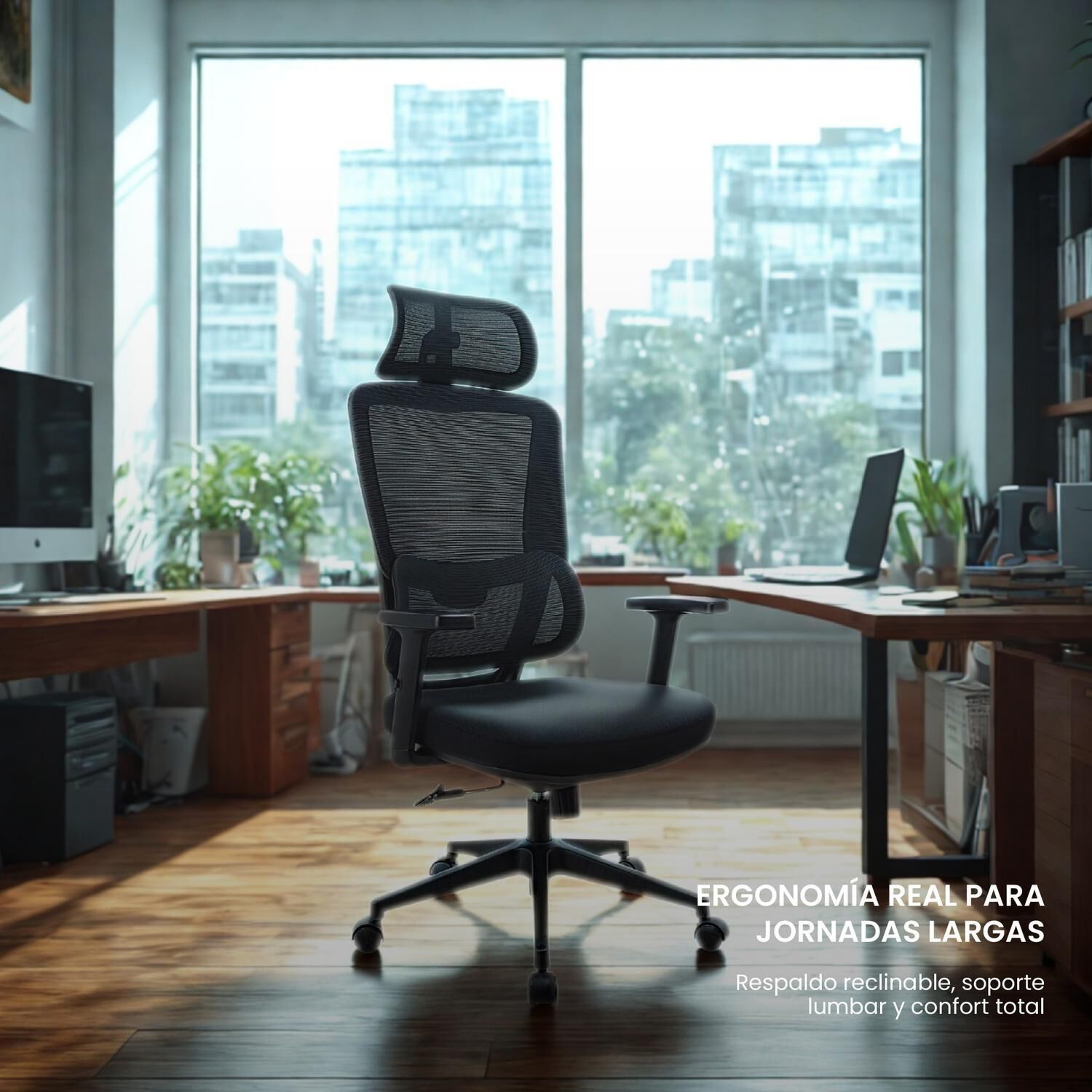 Silla Escritorio Oficina Ergon&oacute;mica Reclinable Ergotech Levo image number 6.0