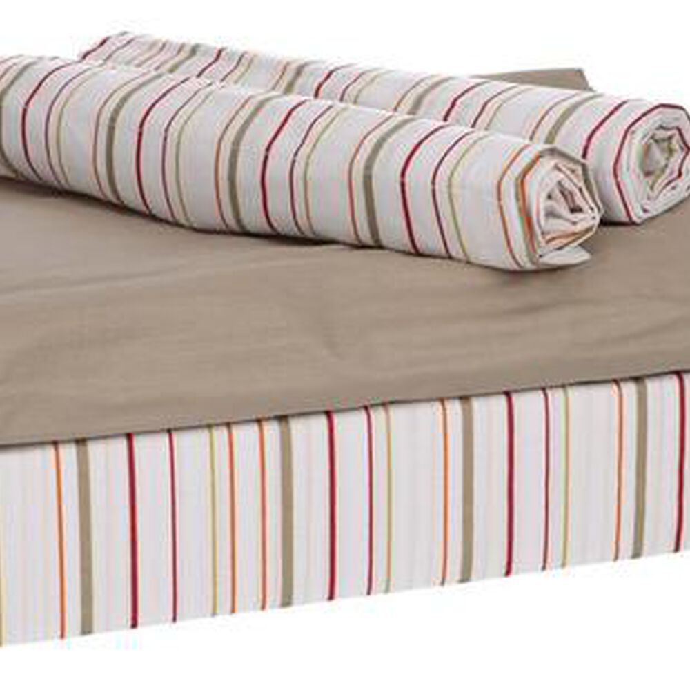 Sabana Andes Estampada 180 Hilos Listado 102 2 Plaza image number 1.0