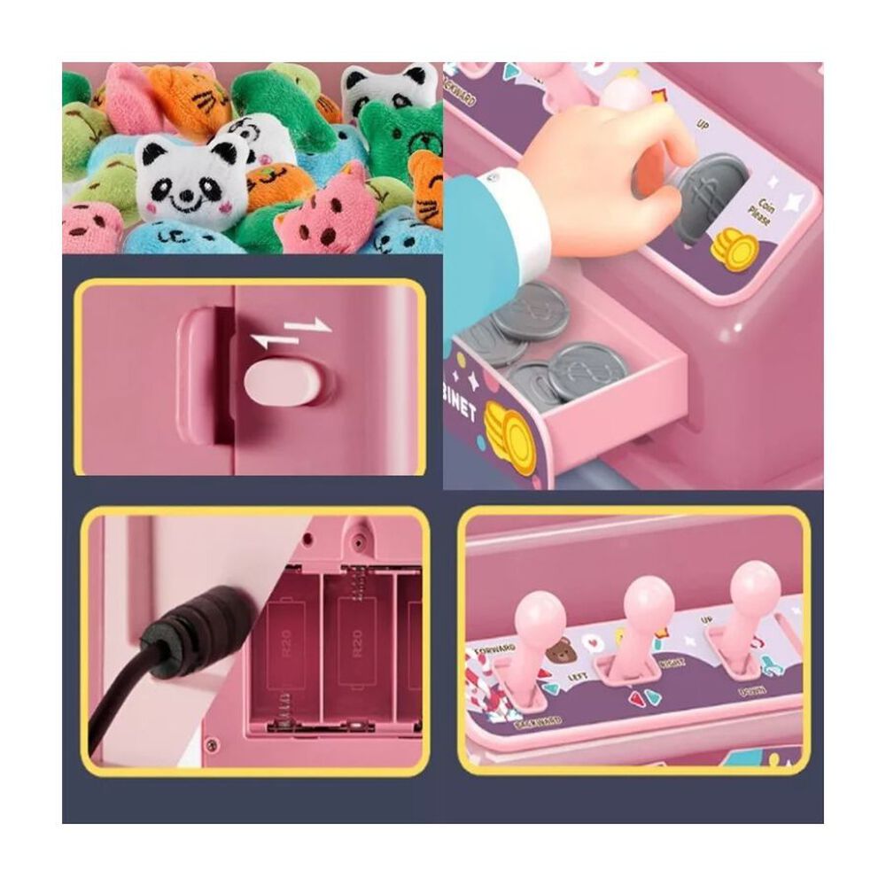 Mini Maquina Saca Peluches Y Juguetes Niño Garra Doll image number 1.0