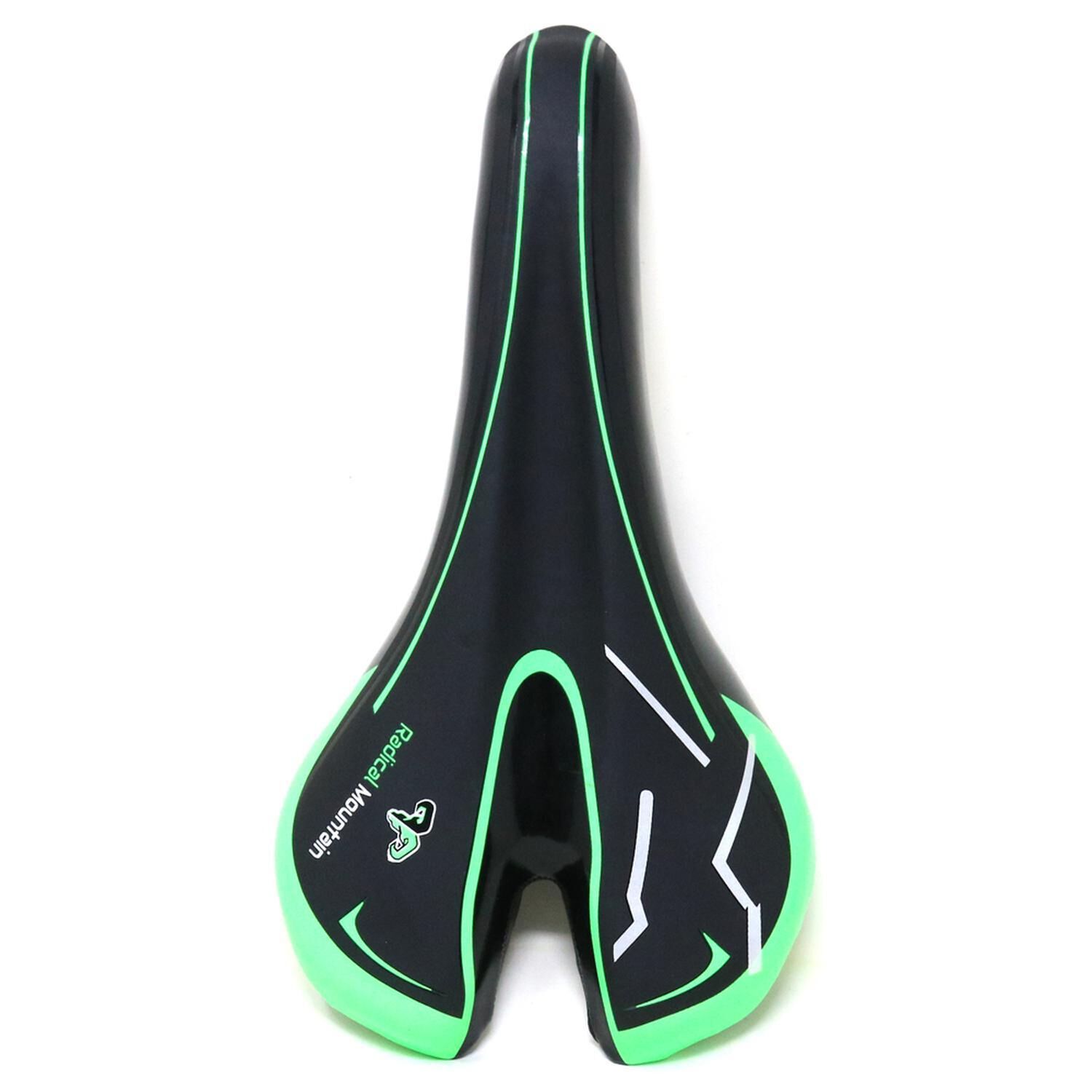Asiento Mtb Negro/verde Radical Mountain image number 1.0