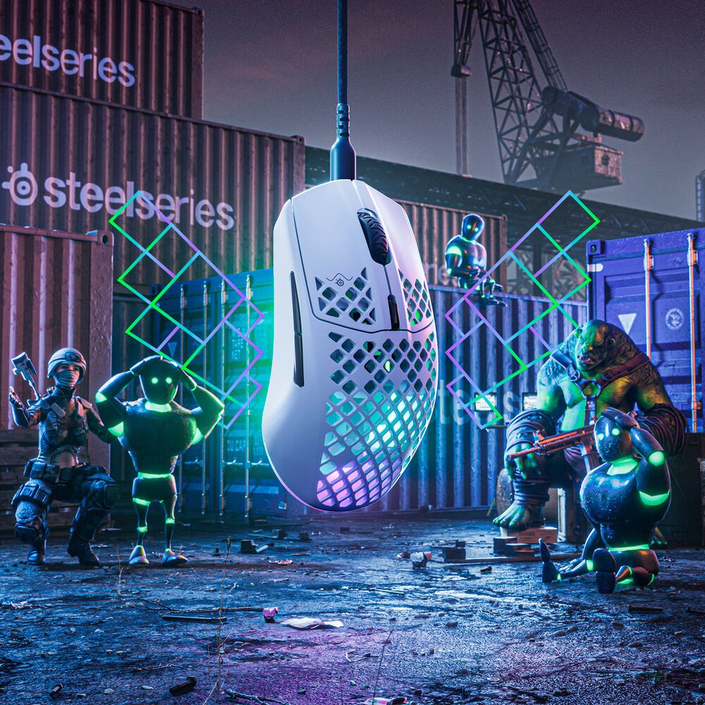 Mouse Gamer Bluetooth Steelseries Aerox 3 Wireless Blanco image number 2.0