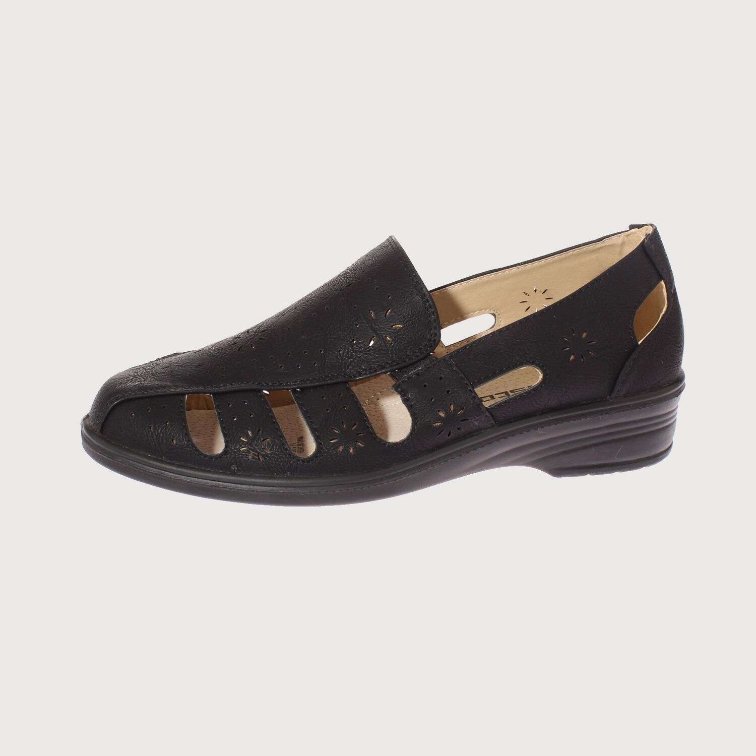 Sandalia Confort Negro V&iacute;a Franca Art. 5flxn0044ablack image number 1.0