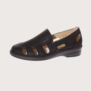 Sandalia Confort Negro V&iacute;a Franca Art. 5flxn0044ablack
