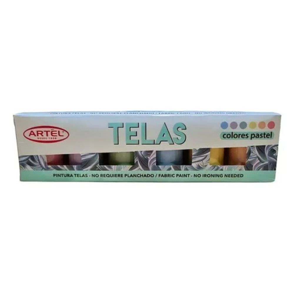 Estuche Pintura Pastel Telas 6 Colores Artel image number 1.0