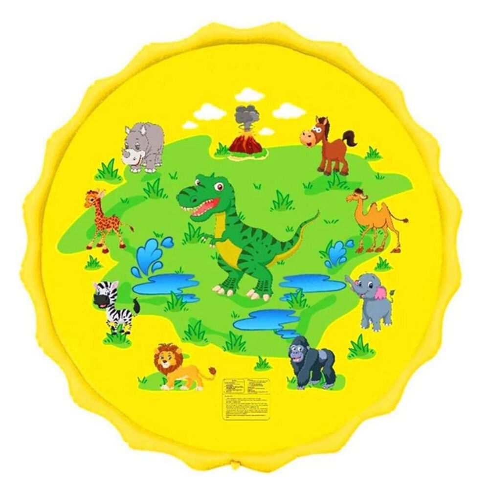 Piscina Alfombra Infantil Regadera Agua 150 Cm Amarillo image number 0.0