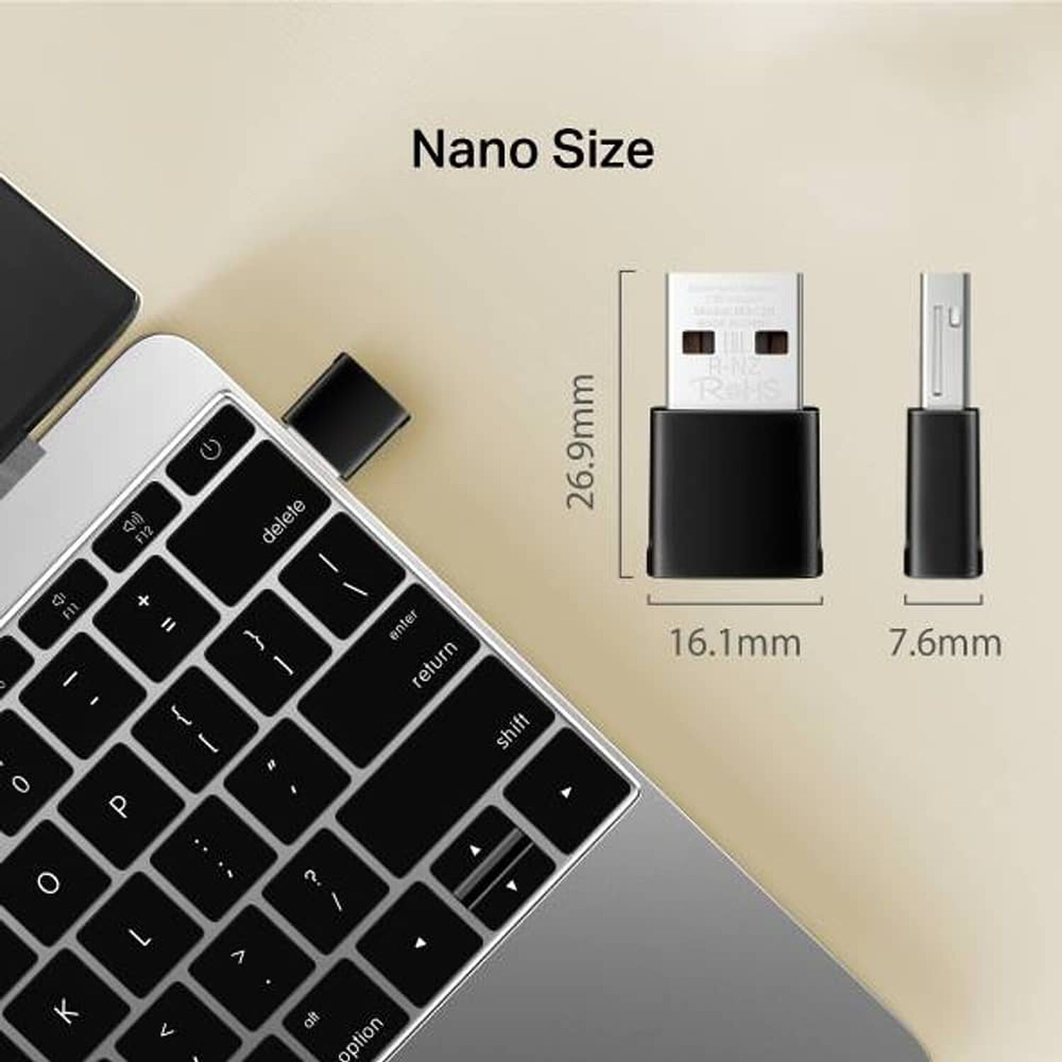 Adaptador Usb Nano Wi-fi Mercusys Ma12n N300 - 300 Mbps, Wpa3, Plug & Play image number 2.0